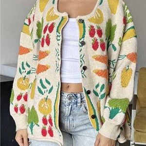 Oversized Veggie Sweater